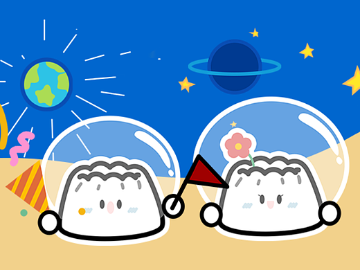 這是一只小果凍【果小凍在太空】（個人主頁-ZNjM4MTcyNDQ=） - 短篇/格漫 - 站酷設(shè)計師香菜菜菜菜菜原創(chuàng)素材 - 站酷ZCOOL