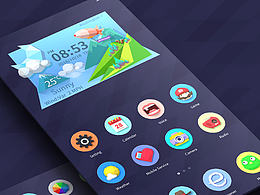 多面體手機(jī)主題（臨摹創(chuàng)作）