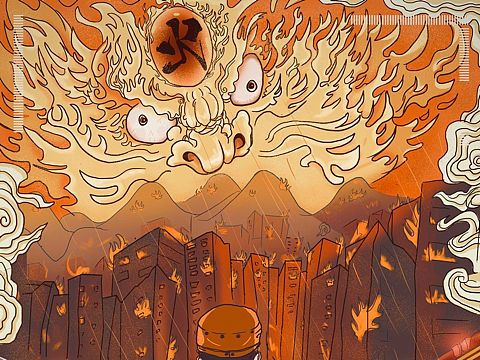 致敬火焰戰(zhàn)士-消防員（個人主頁-ZNDEzODE0NzY=） - 創(chuàng)作習作 - 站酷設計師Hh1996原創(chuàng)素材 - 站酷ZCOOL