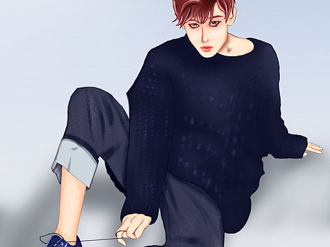 人物练习（个人主页-ZNTcwMjg3MDg=） - 创作习作 - 站酷设计师画小白吖原创素材 - 站酷ZCOOL