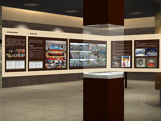 丨过程丨展馆墙面