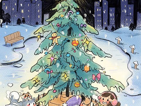 画一棵圣诞🎄