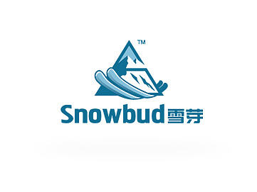 雪芽丨滑雪培训机构丨logo设计