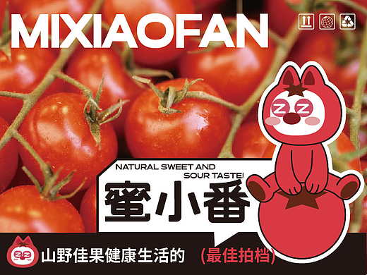 【蜜小番】圣女果 水果品牌全案vi设计
