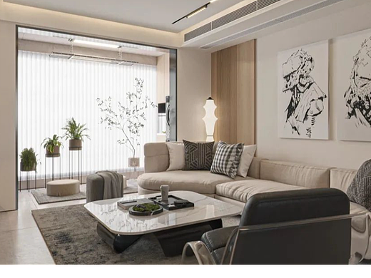 120m²，治愈系暖调私宅，温馨惬意！