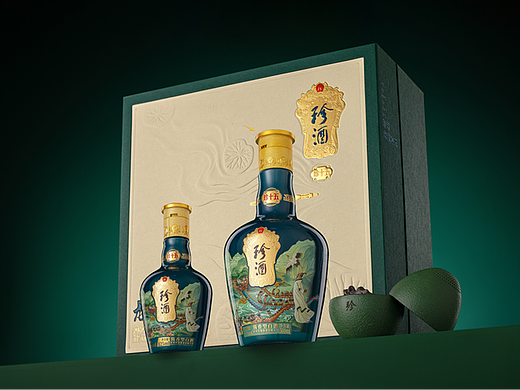 白酒拍摄-产品摄影-珍酒-龙渡端阳