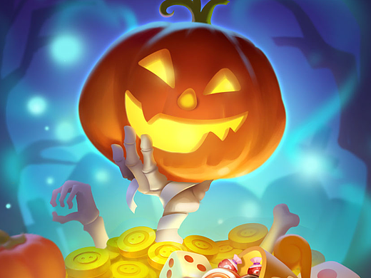 万圣节活动（个人主页-ZNTk5NjgwNTI=） - 游戏原画 - 站酷设计师cookiesxx饼干原创素材 - 站酷ZCOOL