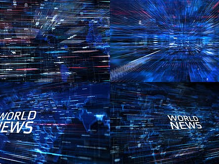 AE模板|高级时尚设计专业动态新闻工具标题展示新闻