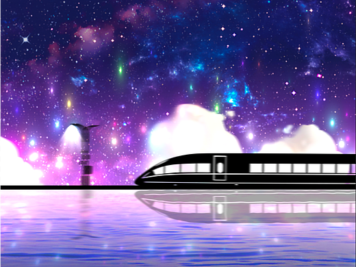 AE動效｜星空列車（個人主頁-ZNjU0ODU4NDg=） - 動效設(shè)計 - 站酷設(shè)計師羽尾音原創(chuàng)素材 - 站酷ZCOOL