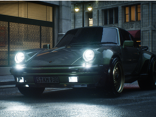 买不起的911但可以用CG来实现保时捷911930Turbo911964