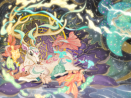 茶π的美好世界-《梦境·九色鹿》