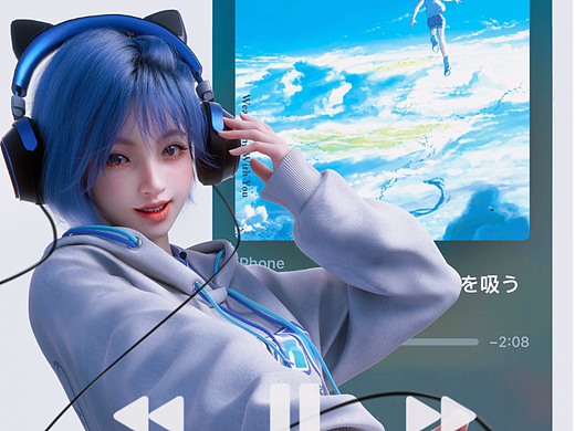 虚拟人-形象展示 | 岚のbgm随想