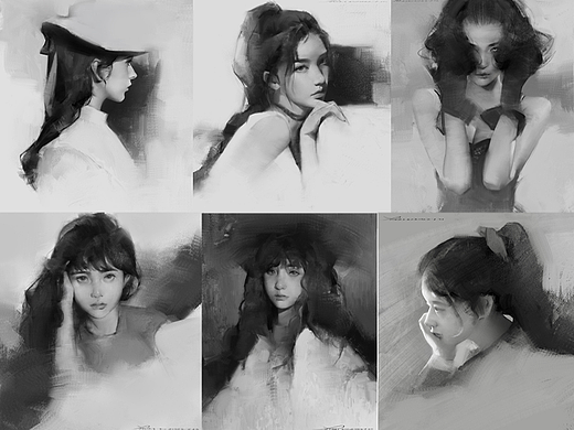 肖像素描