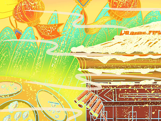 国风-传统节日-春节（个人主页-ZNjExNTY3NDg=） - 商业插画 - 站酷设计师栗子晴晴原创素材 - 站酷ZCOOL