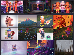 之前给自己的潮玩画的图