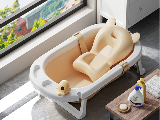母婴类目儿童浴盆整套渲染