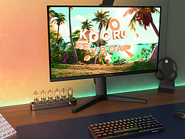 机械键盘展示动画