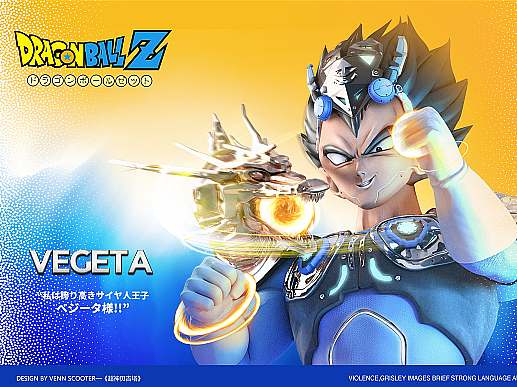 龙珠-贝吉塔角色创作《Super Machine Vegeta》
