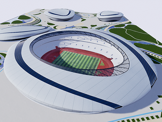 【三维建模】室外3D建筑模型
