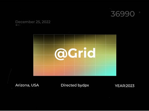 AE模板|渐变炫彩时尚潮流版式设计排版创意文字标题