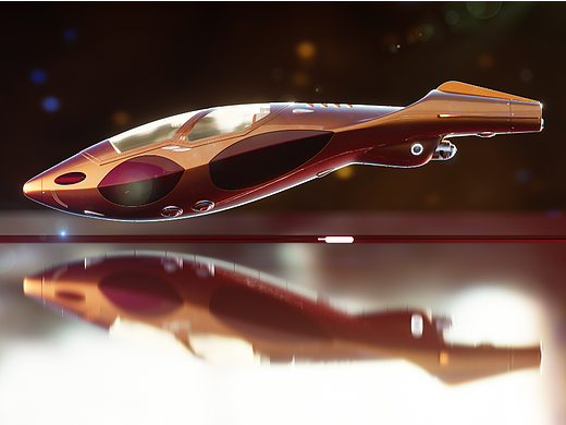 Airship X Car 渲染练习