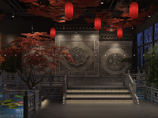 新中式餐厅空间设计，尽显新东方人文艺术气质与底蕴！