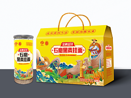 黄河母亲孕育的石磨黑麦挂面