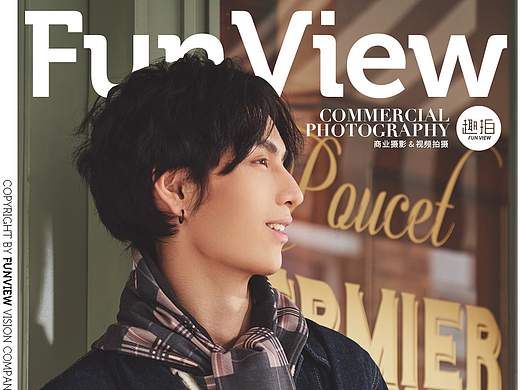 模特 飞乐思英伦围巾｜产品拍摄