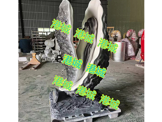 门店装饰大型生蚝雕塑模型 玻璃钢仿真海产造型定制厂