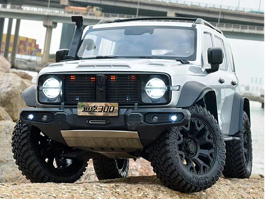 坦克300模型玩具车户外拍摄