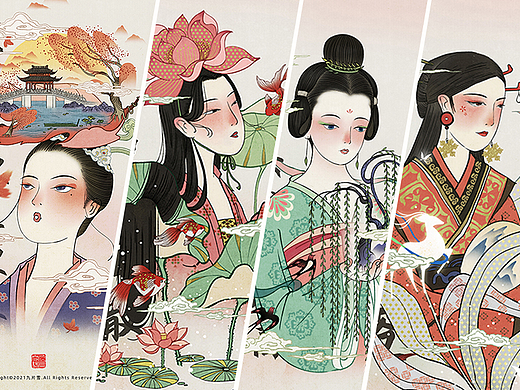 《美人节气》系列
