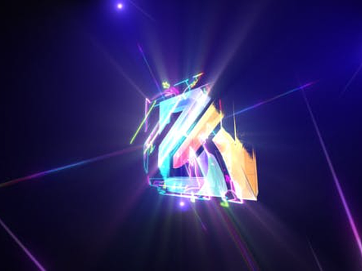 AE模板 | 3D动画科技激光线条LOGO标识标志片头