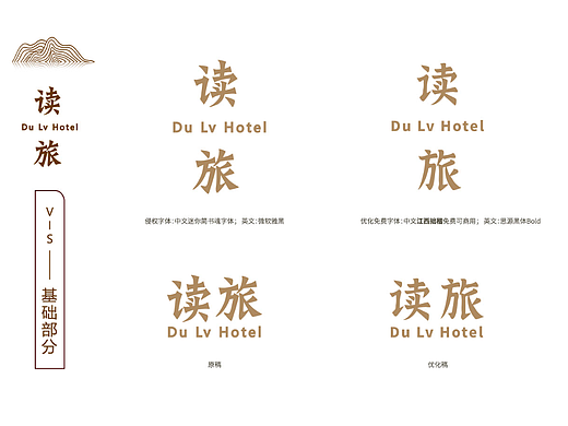 读旅民宿VI设计品牌宣传