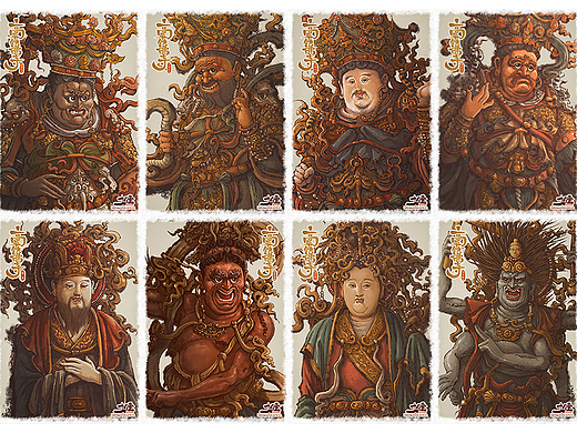 高平铁佛寺二十四诸天