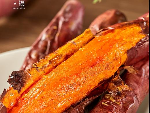 美食拍摄 蜜薯 红薯 特写