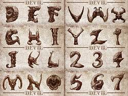怪兽头字体