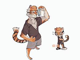 毛茸茸大老虎老爹🐯