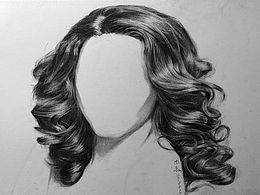 头发手绘