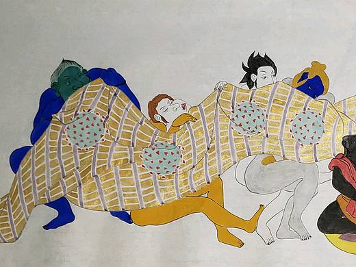 【十二地支】意写人物插画