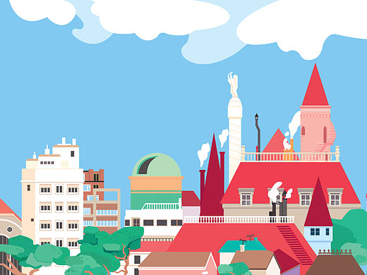 AI画的风景建筑~