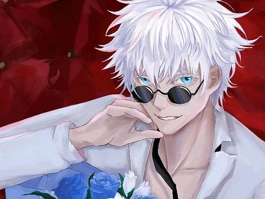 咒術(shù)回戰(zhàn) 五條悟~（個(gè)人主頁-ZNTY5ODg4NzI=） - 商業(yè)插畫 - 站酷設(shè)計(jì)師Z72338102原創(chuàng)素材 - 站酷ZCOOL