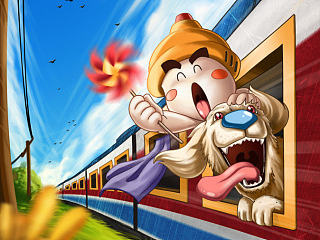 蛋包仔@12国旅行绘图日志——泰国篇