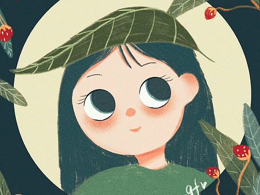 ［每日一画27］拟人植物小头像～（个人主页-ZNDc0NzIzMjA=） - 儿童插画 - 站酷设计师插画师芮原创素材 - 站酷ZCOOL