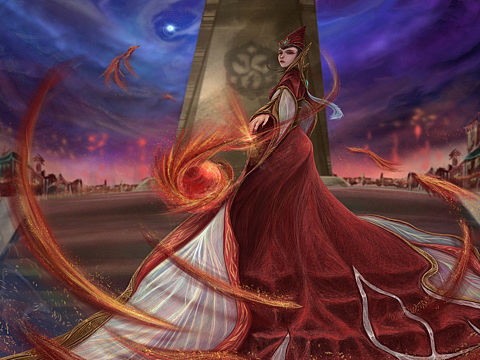 王者荣耀长安风物志活动参赛图