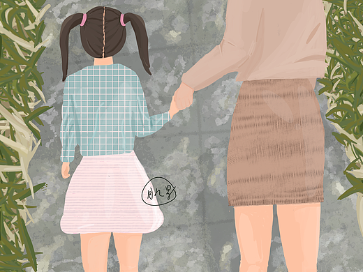 帶大寶去接小寶（個人主頁-ZNTkxODIyNTY=） - 其他 - 站酷設(shè)計師董思燕原創(chuàng)素材 - 站酷ZCOOL