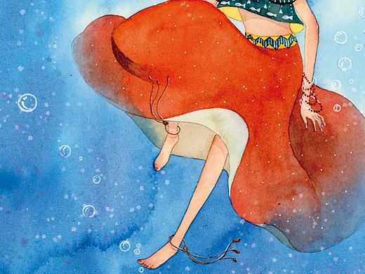 水中（个人主页-ZMTI2NTc5MjQ=） - 商业插画 - 站酷设计师兔梨商店原创素材 - 站酷ZCOOL