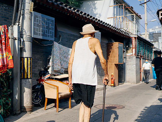 夏日北京胡同的百姓生活
