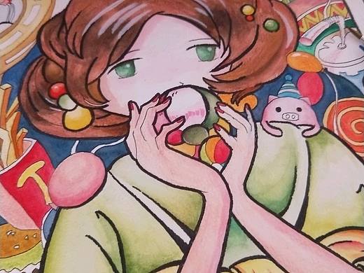 喜久子的游乐场（个人主页-ZMzY1MDI2NTY=） - 儿童插画 - 站酷设计师梦里花落墨漓原创素材 - 站酷ZCOOL