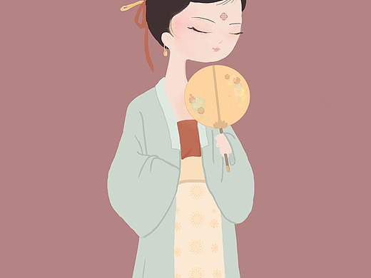 宋代汉服Q版人物形象设计