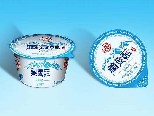 藏灵菇酸奶（个人主页-ZMTQ1OTQ2MTI=） - 包装 - 站酷设计师老黑laohei原创素材 - 站酷ZCOOL